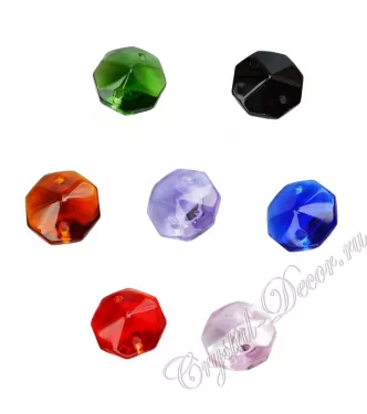 Бра хрустальная Тюльпан Синяя